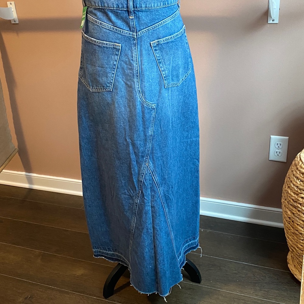 Gap denim maxi skirt 8 NWTs - Picture 7 of 7